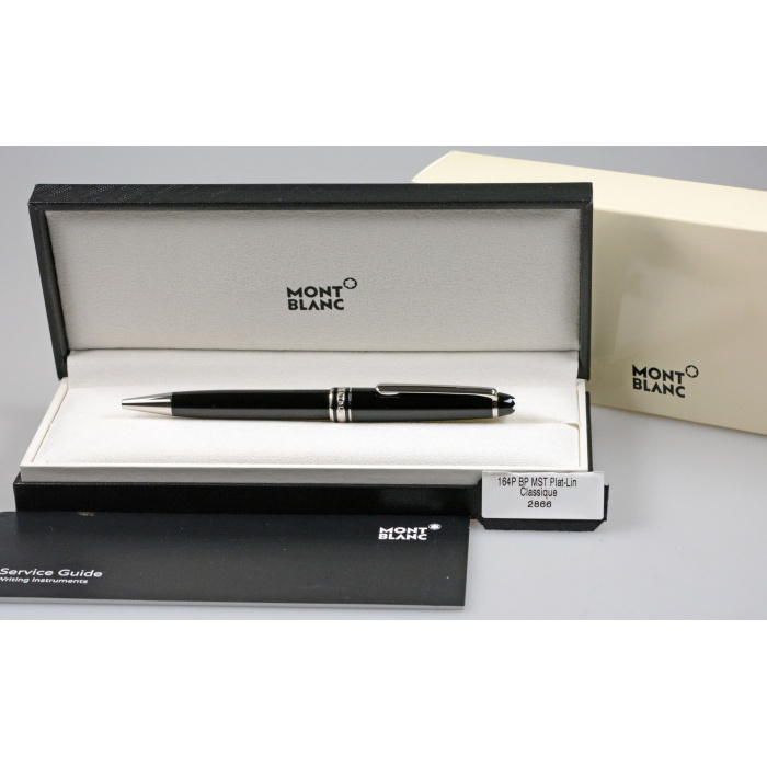 Montblanc Meisterstueck Classique 164 Kugelschreiber Platin
