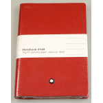 Montblanc Fine Stationery Notebook 148 Rot Liniert 118039