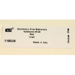 Montblanc Fine Stationery Notebook 148 Rot Liniert 118039