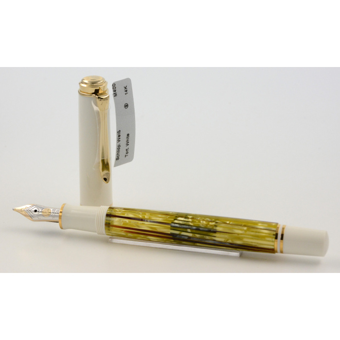 Pelikan M400 Schildpatt Weiss B