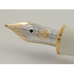 Pelikan Souverän M400 Füller Schildpatt weiß Goldfeder B