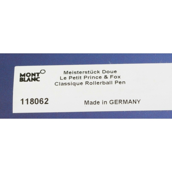 MONTBLANC Solitaire Doue Le Petit Prince Classique 163 Rollerball 118062