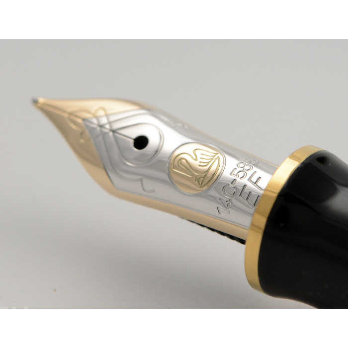 PelikanM400BlackFountainPenEF4 Pelikan M400 Schwarz Füller EF