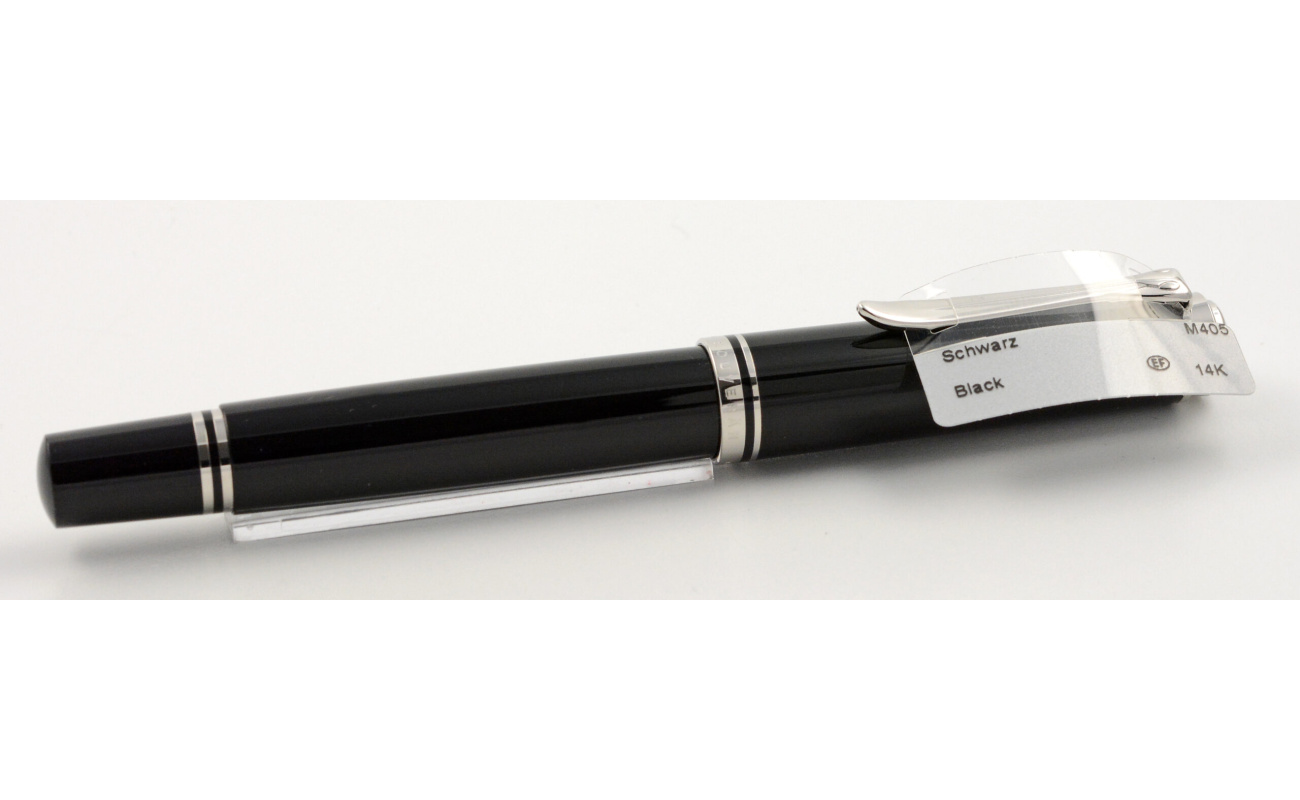 Pelikan M405 Schwarz Silber Füller EF