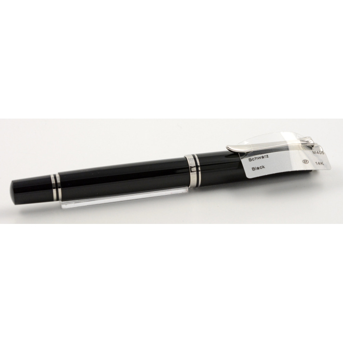 Pelikan M405 Schwarz Silber Füller EF