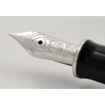 Pelikan Souverän M405 Füller Schwarz Silber Goldfeder EF – Bild 4