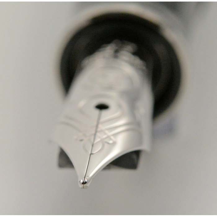 Pelikan Souverän M405 Füller Schwarz Silber Goldfeder EF – Bild 5