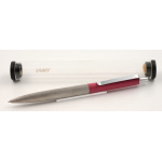 Vintage Lamy 225 Kugelschreiber Magenta Rot Silber – Bild 8
