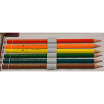 Vintage Schwan Stabilo Stiftemappe mit Buntstiften – Bild 3