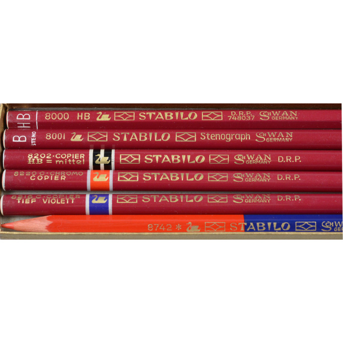 Vintage Schwan Stabilo 8000 HB 8001 Steno Pencil