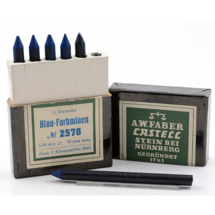 A W Faber Castell Blau Farbminen 2578