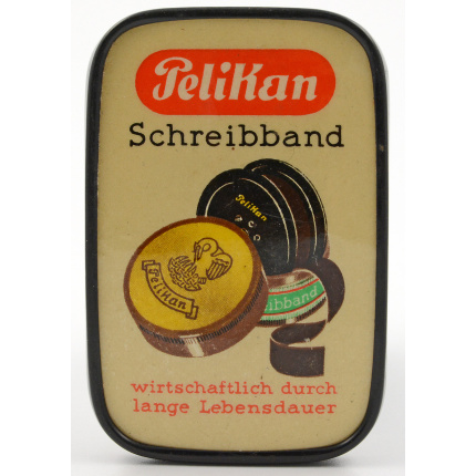 Pelikan Werbung Schreibband Kosmetikspiegel