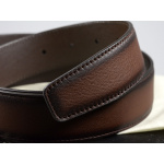 Montblanc Guertel Leder Braun Hufeisenfoermige Schliesse 118413