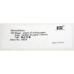 Montblanc Meisterbuetten 100 Boegen 10016