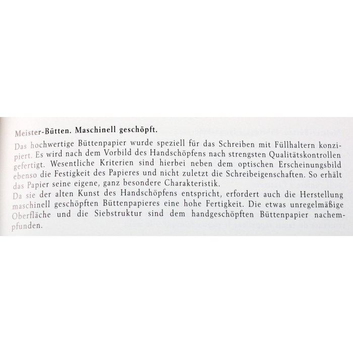 Montblanc Meisterbuetten 100 Boegen 10016