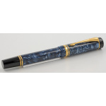 Vintage Parker Duofold Centennial Füller blau marmoriert – Bild 3