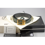 Montblanc Guertel Leder Gruen 129454