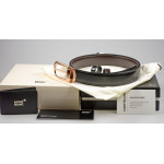 Montblanc WendeGuertel Leder Schliesse Rosegold 114413