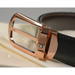 Montblanc Wendegürtel mit rosévergoldeter Schließe 114413 – Bild 2