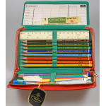 Faber Castell Vintage Schueler Etui Federmappe
