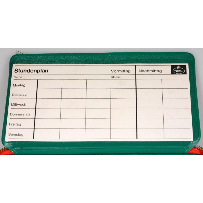 Faber Castell Vintage Schueler Etui Federmappe