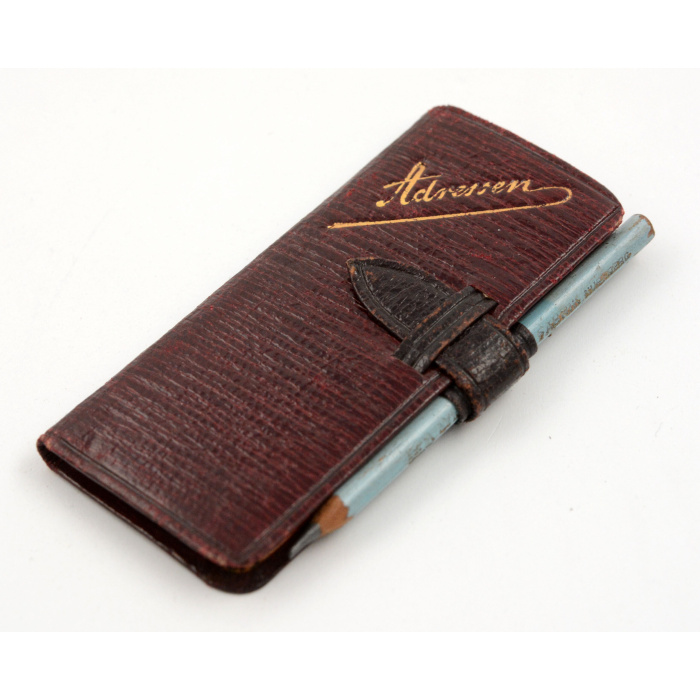altes Mini Adressbuch mit Lyra Bleistift Vintage – Bild 3
