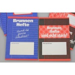 Vintage Brunnen DIN A7 Hefte