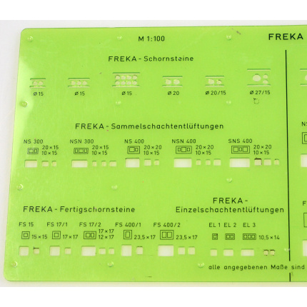 Aristo Freka Schornsteine Schablone 500126