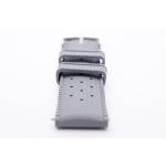 Tropical Racing Uhrenarmband Anstoß: 20mm Grau Vegan aus Fluorkautschuk – Bild 4