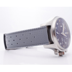 Tropical Racing Uhrenarmband Anstoß: 20mm Grau Vegan aus Fluorkautschuk – Bild 5
