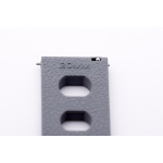 Racing Uhrenarmband Vegan Anstoß: 20mm Grau aus Fluorkautschuk – Bild 5