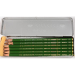 A. W. Faber Castell 9008 Steno HB * 12 Bleistifte in Blechschachtel.