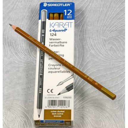 Staedtler Karat Aquarell Ocker Dunkel 124_19