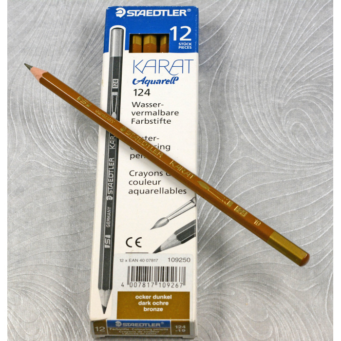 Staedtler Karat Aquarell Ocker Dunkel 124_19