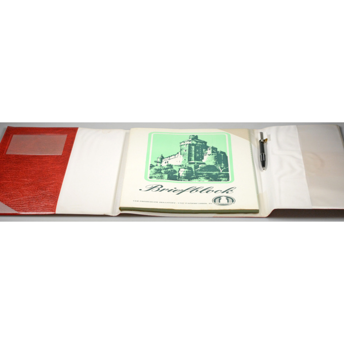 Schreibmappe mit DDR Briefblock