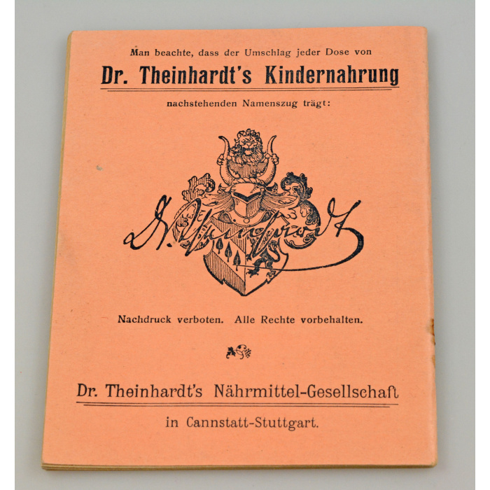 DrTheinhardtsKindernahrungProspekt1906 Vintage Werbeheft für junge Mütter Dr.Theinhardt's Kindernahrung 1906 – Bild 8