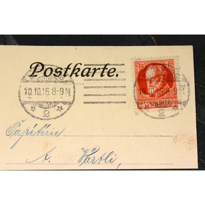 Alte Staedtler Postkarte - Poststempel vom 10.10.1916.