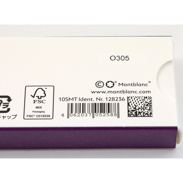 Montblanc128236ROLLERBALLMINENMITTELBREITAMETHYSTPURPLE3 Montblanc 128236 ROLLERBALL MINEN MITTELBREIT AMETHYST PURPLE