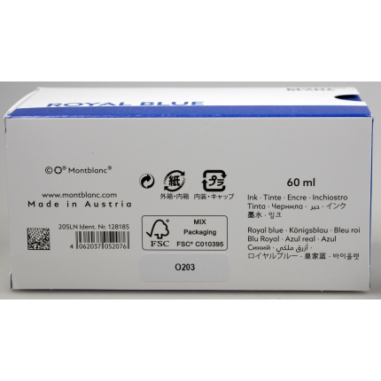 Montblanc Tintenfass Koenigsblau 128185