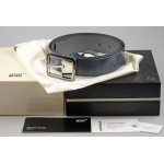 Montblanc Wendeguertel Blau Grau 131193
