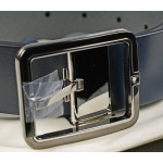 Montblanc Wendeguertel Blau Grau 131193