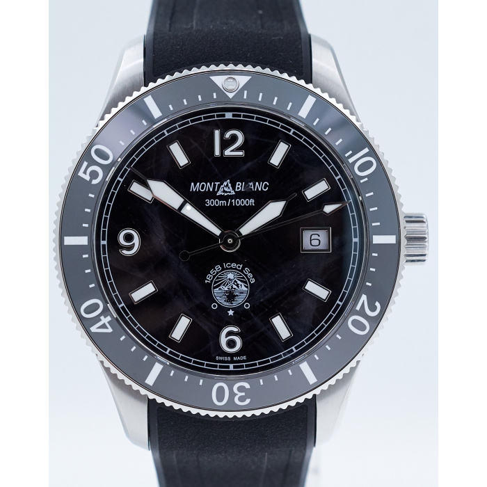 Montblanc 1858 Iced Sea Automatic Date Neu m. Box u. Papiere Uhr 2024 129372 Black – Bild 2