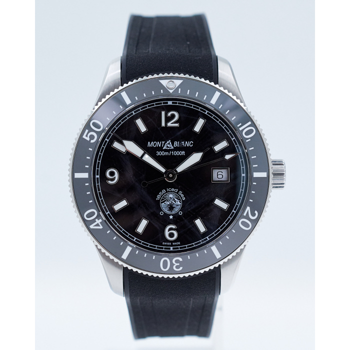 Montblanc 1858 Iced Sea Automatic Date Neu m. Box u. Papiere Uhr 2024 129372 Black – Bild 3