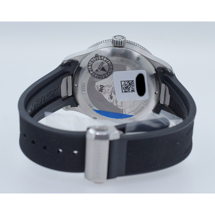 Montblanc 1858 Iced Sea Automatic Date Neu m. Box u. Papiere Uhr 2024 129372 Black – Bild 10