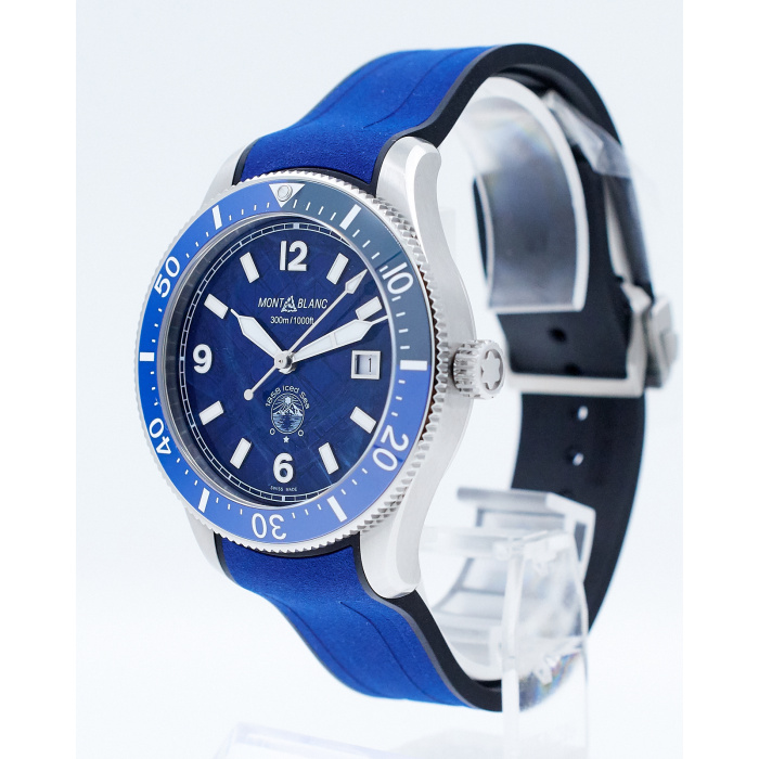 Montblanc 1858 Iced Sea Automatic Date Neu m. Box u. Papiere Uhr 2024 129370 Black – Bild 4