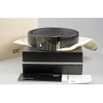 Montblanc Guertel Leder Schwarz 199090