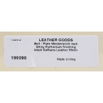 Montblanc Gürtel aus Leder in Schwarz mit Schildschließe 199090 – Bild 4