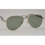 Montblanc-Eckige-Sonnenbrille-mit-goldfarbener-Metallfassung-133466
