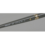 Montblanc-Eckige-Sonnenbrille-mit-goldfarbener-Metallfassung-133466