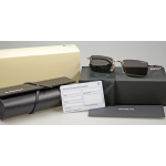 Montblanc-Rechteckige-Sonnenbrille-mit-goldfarbener-Metallfassung-133465